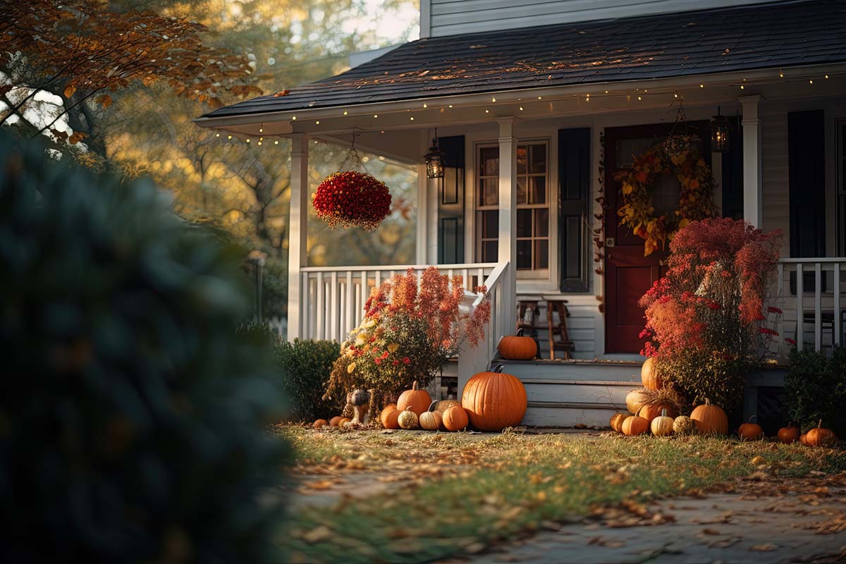 Harvest-Inspired, Autumn Landscaping Ideas: Pumpkins, Gourds, and More